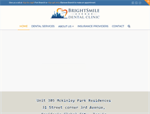 Tablet Screenshot of brightsmileavenue.com
